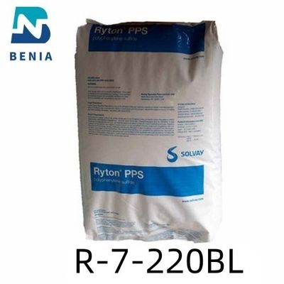 Το μετάλλευμα γυαλιού ρητίνης PolyphenyleneSulfide κόκκων Solvay ΜΑΔ Ryton ρ-7-220BL ενίσχυσε όλο το χρώμα