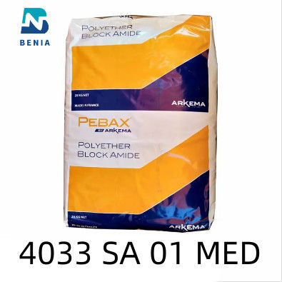 Arkema Pebax 4033 SA 01 MED πολυαμιδίων ιατρικός σβόλος της Virgin ελαστομερούς εφαρμογών θερμοπλαστικός όλο το χρώμα