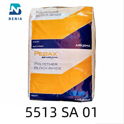 Arkema Pebax 5513 SA 01 θερμοπλαστικός σβόλος της Virgin χρήσεων τροφίμων ελαστομερούς όλο το χρώμα