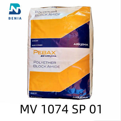 Arkema Pebax MV 1074 SP 01 θερμοπλαστική θερμότητα ελαστομερούς και UV ανθεκτικός σβόλος της Virgin όλο το χρώμα